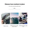 Multifunction Car Sun Visor Glasses Clip Leather Eyeglasses Clip Automobile Sunglasses Holder Card Case Auto Interior Accessorie