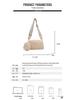 2024 Spring Fashion Crossbody Bag: Simple Design, PU Material, Trendy Women's Shoulder Bag