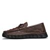 Men's Casual Shoes Crocodile Pattern Leather Men's Classic British Style Loafers Men Party Wedding Flats