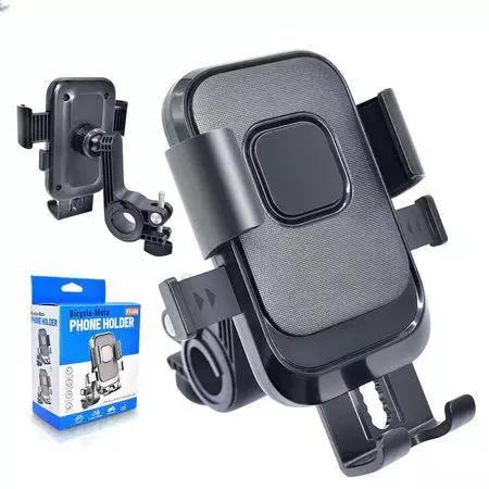 

Bike Phone Holder Rotatable Phone Holder GPS Clip One Hand Operation Handlebar Stand For Motorcycle ATV Scooter