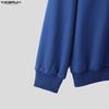 INCERUN 2PCS Men Square Collar Long Sleeve Thin Sweatshirts Long Pants Sports Sets