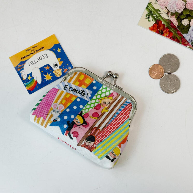 

Ekut Gamaguchi Tick-Tock Coin Pouch