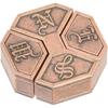 Hanayama Cast News Puzzle Level 6 Difficulty Brain Teaser Game