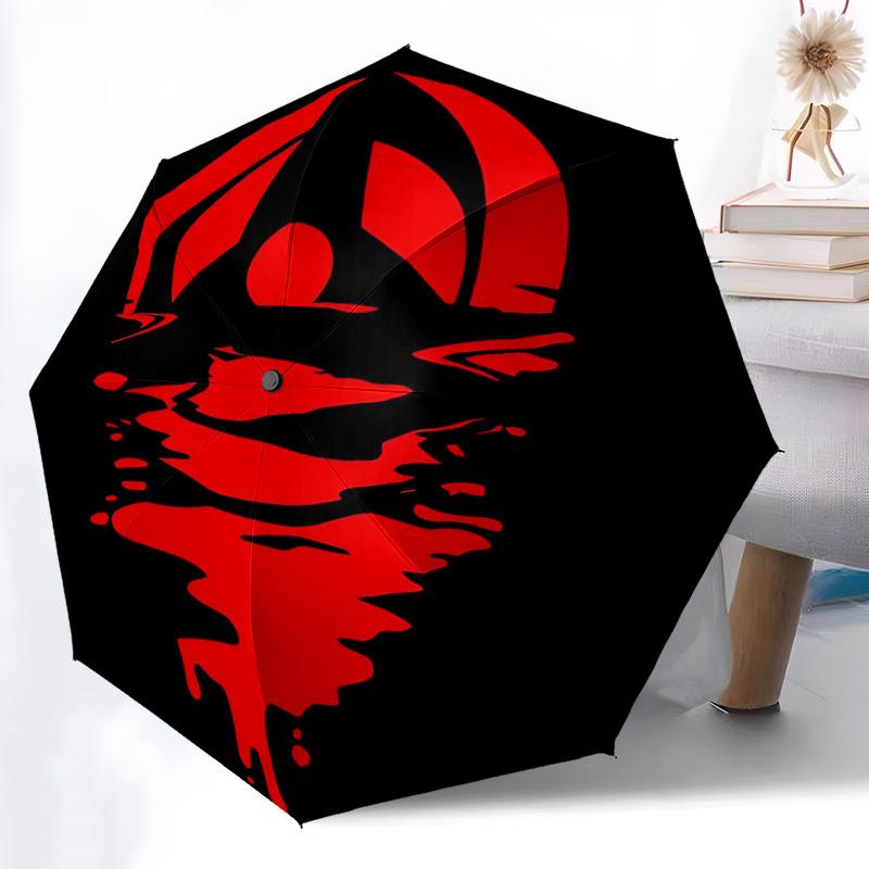1pz Ombrello Automatico Apri/Chiudi Silhouette di Naruto - Ombrello da Viaggio Compatto, Perfetto per Donne e Uomini - Regalo Ideale per Compleanno/Natale, 161
