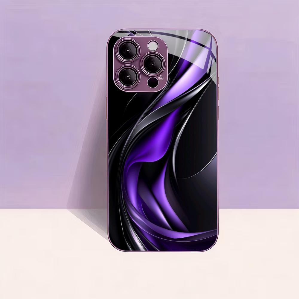 New Hot-selling Protective Case Phone Case Metallic Paint Glass PhoneCase for iPhone 17 16 15 14 13 12 11pm Pro Plus Business
