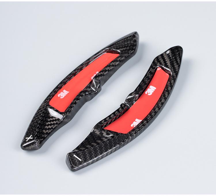 Elastic True Carbon Fiber Knob Paddles for Cayenne, 911, MACAN, Panamera