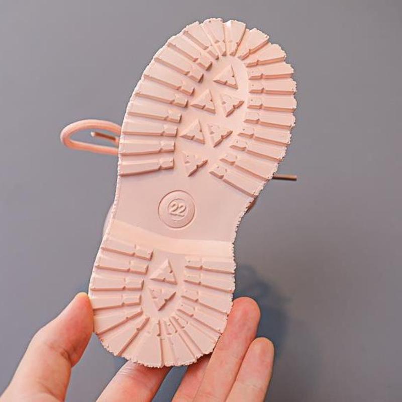 Kinder warme Martin Stiefel 2025 Herbst und Winter neue Jungen Britischer Stil plus Samt kurze Stiefel mittelgroße und kleine Kinder Lederstiefel Winter