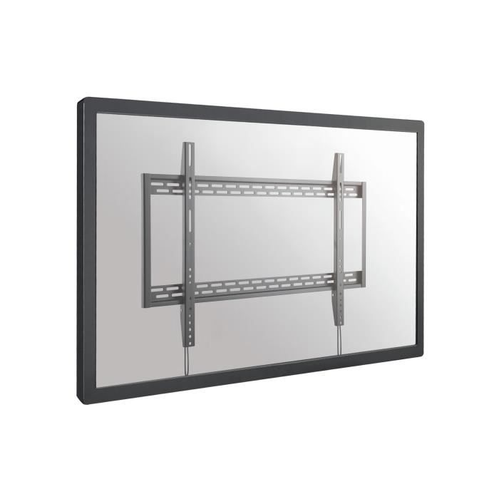 Support Mural TV Fixe EQUIP 650323 - Noir - 60"-100" - 100 Kg - VESA 200x200 À 900x600 Mm