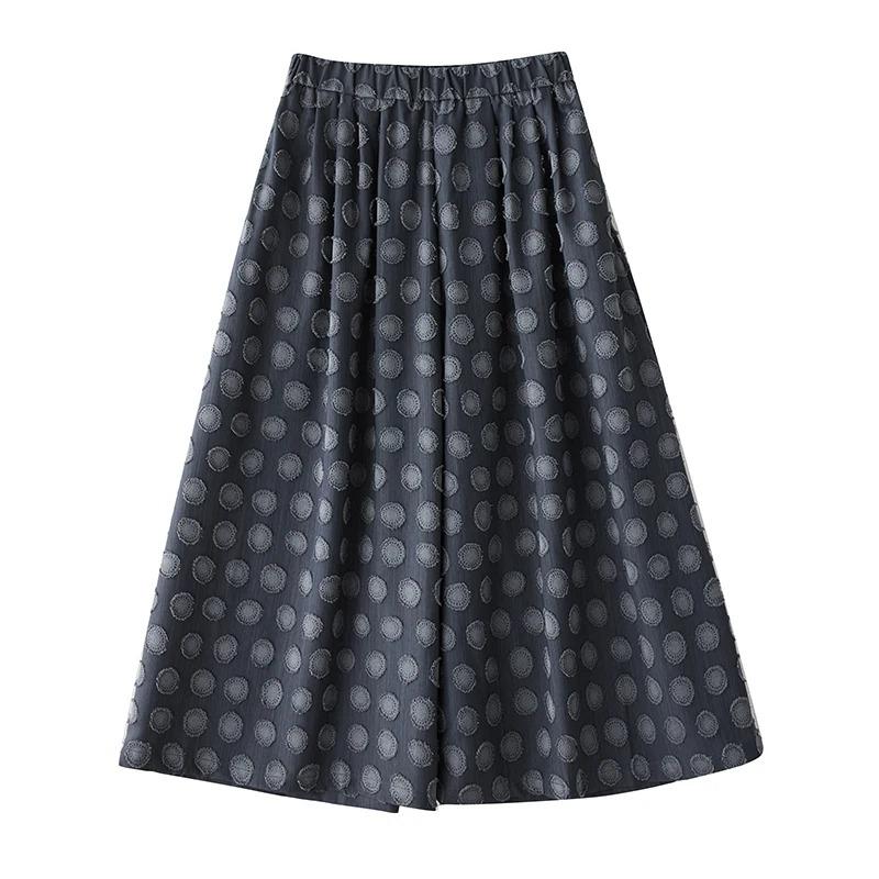 

XITAO Polka Dot Casual Pants HQQ2509 One Size серый