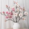 Real Touch Artificial Magnolia Flowers Branch Pink Plastic Fake Flower  Indoor Decoration