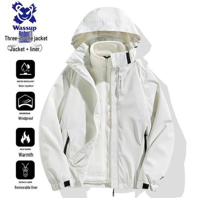 Wassup Sohot 3-in-1 Unisex Warm Outdoor Jacket