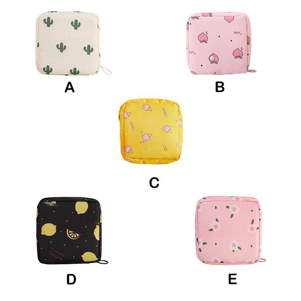 Storage Bag Large Capacity Sanitary Napkin Pad Bags Lightweight Carry Packet Store Women Tampons Jewelry Cosmetics