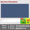 11 Colors 51*25.5cm Large Particle Size Building Blocks Baseplate Bricks Base Plate DIY Educational Toys for Children Brick Wall