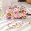 Elegant Floral Evening Bag for Brides and Special Occasions