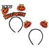 Holiday Party Hair Accessories Halloween Pumpkin Headband for Adults Kids, Orange Felt Non Woven Fabric Headpiece Headpiece, No Slip Cosplay