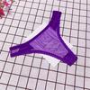 1PCS Transparent Ultra Thin Sexy Thong Women Lace G String Panty Low Waist Ruffles Underwear