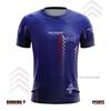 Men's Fitness T Shirt Summer Short Sleeve Streak Print Fashion Outdoor Sport Wear Casual Gym T-Shirt Male Tightness Clothing