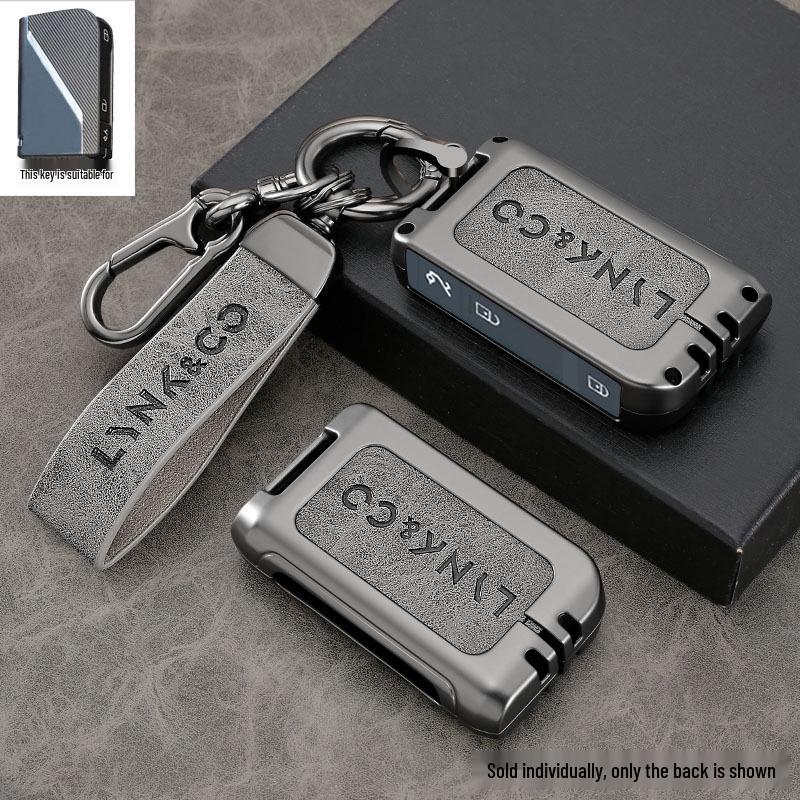 Lynk&Co 03 Key Case - 22 Model, Limited Edition, Special Shell, High-End Leather with Metal Buckle  