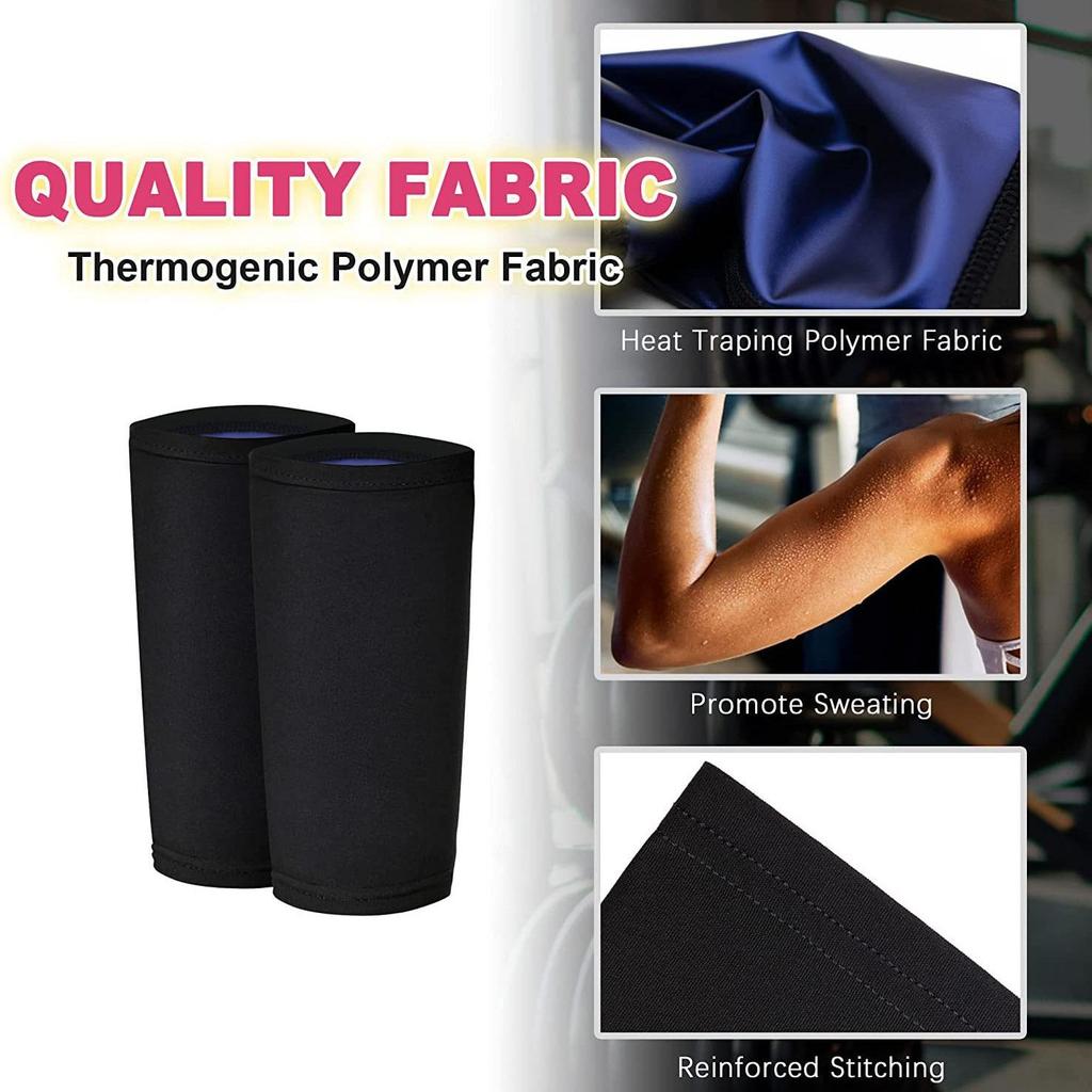 Damen Figurformende Ärmel für Yoga und Fitness - Schlankmachende und Schweißtreibende Armschützer