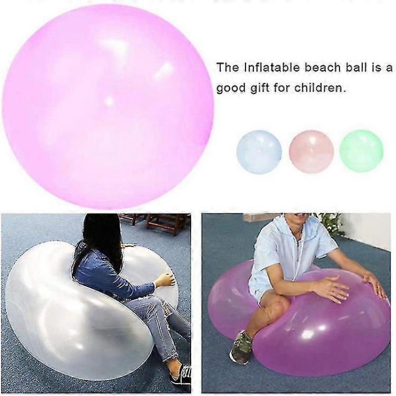 Copii Minge cu Bule Jucărie Gigant Inflatabil Apă Plajă Minge de Cauciuc Balon Jelly Minge Albastre