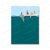 Swimmer Canvas Painting Sea Ocean Calming Posters and Prints Modern Decoration Summer Wall Art Pictures for Living Room Decor