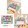 Wooden Montessori Shape Sorting Puzzle For Toddler Cognitive Development Educational Toy