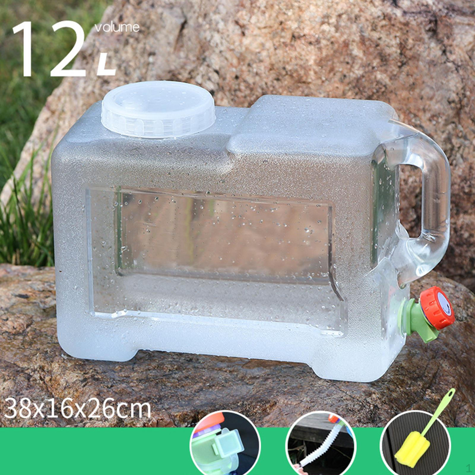 

Кувшин для хранения контейнера для воды в кемпинге на открытом воздухе с резервуаром для крана 12L
