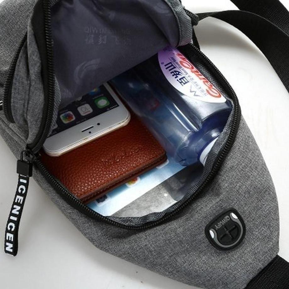 2026 Men's Chest Bag Oxford Cloth Chest Bag Men And Women Shoulder Bag Outdoor Sports Messenger Bag Men's Oxford Cloth Chest Bag