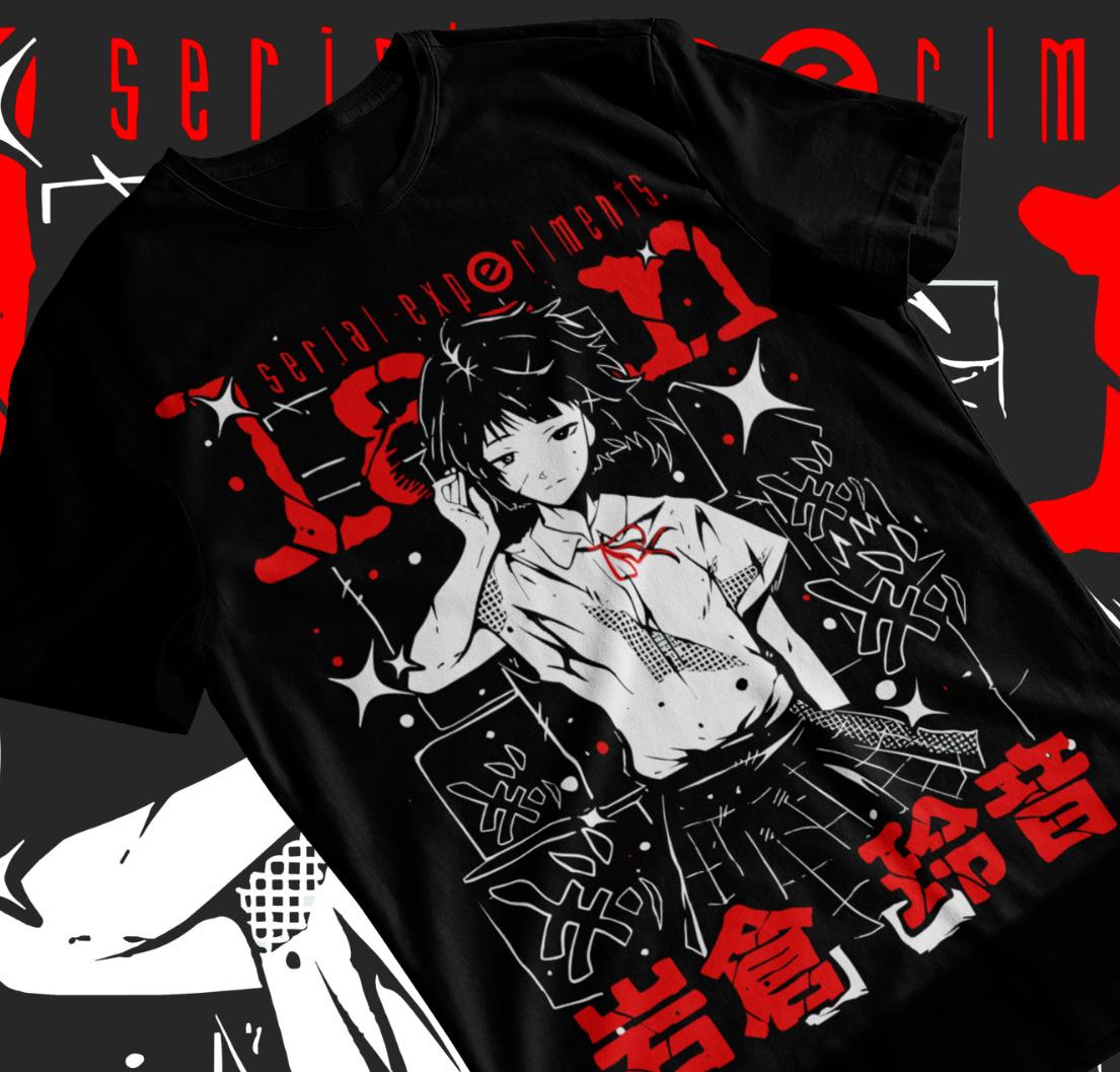 Serial Experiunisexts Lain Shirt Cyber Tshirt Anime Unisexga Unisex Soft Tee S