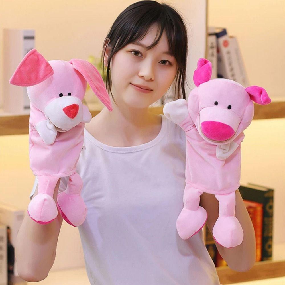 Jungle Animals Plush Hand Doll Early Education Hand Finger Puppets Animal Hand Puppet  Game Glove