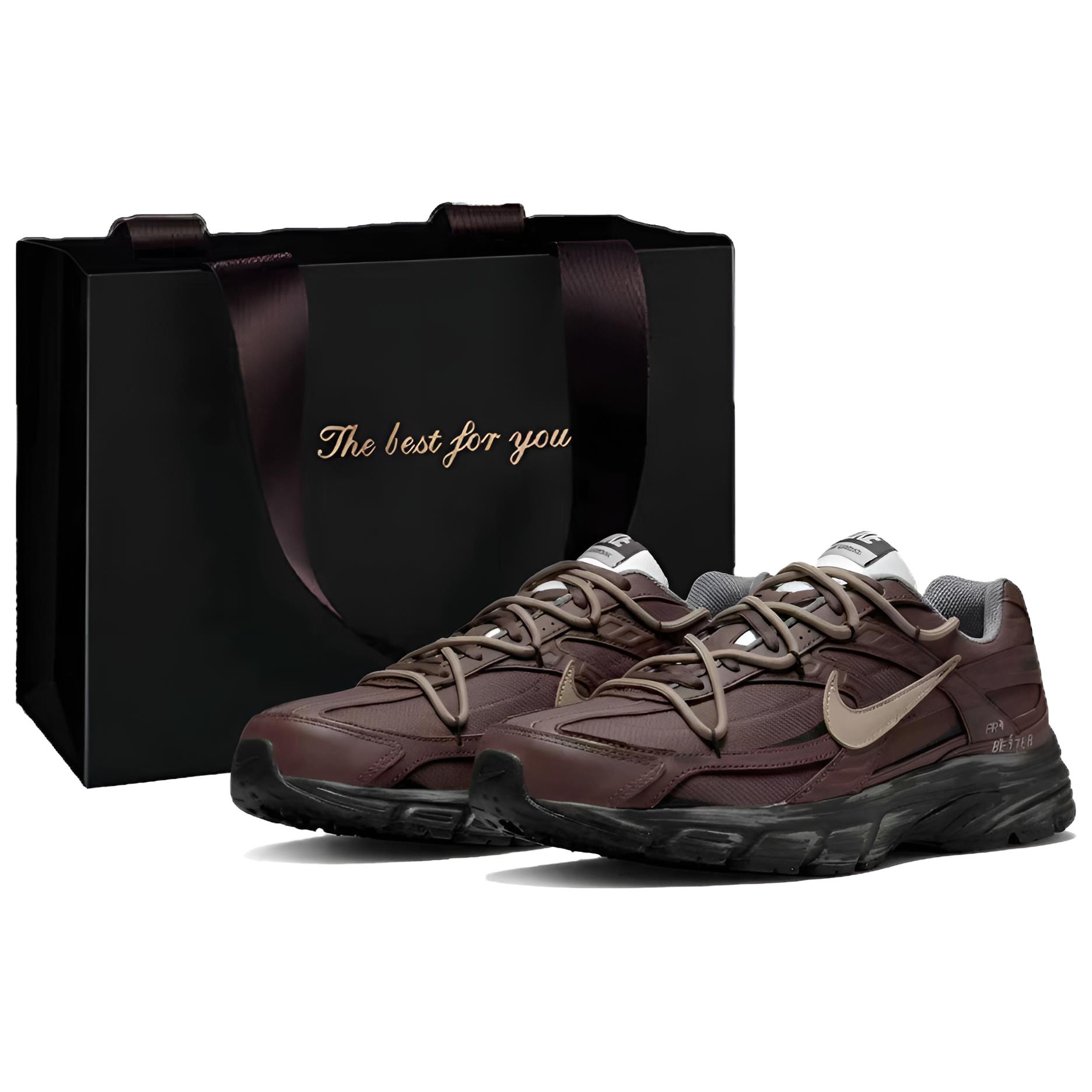 

Nike Initiator Cushioning Abrasion Resistant Low top Casual City Commuting Running Shoes Men s Coffee 394055-100(Team1957-LD) 42
