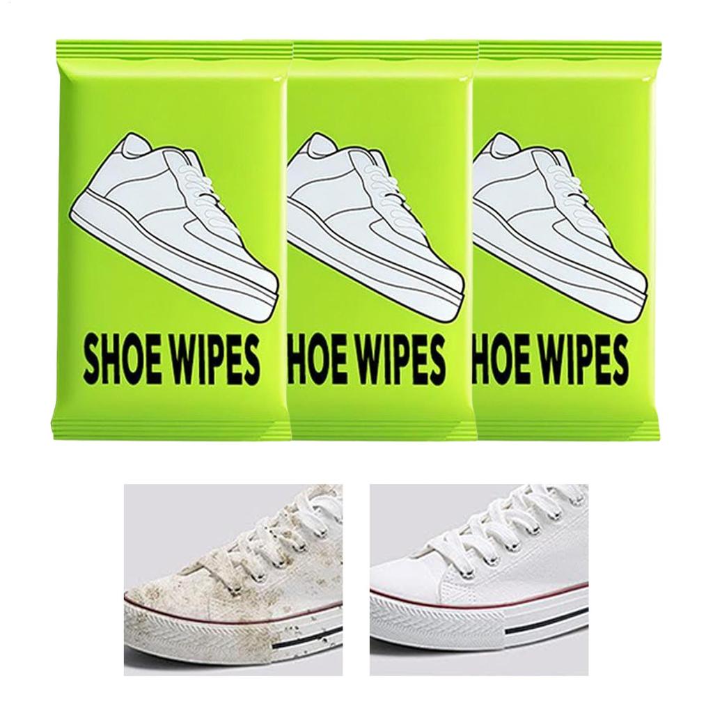 Portable Shoe Cleaners Quick Clean Shoe Wipes Sneaker Cleaning Wipes Premium Wipes for Removing Dirt Stains Scuffs and Care