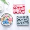 Reusable Food Grade Silicone Baking Molds 9 Farm Animal Vegetable Designs Mould For Cakes Candies Crafts