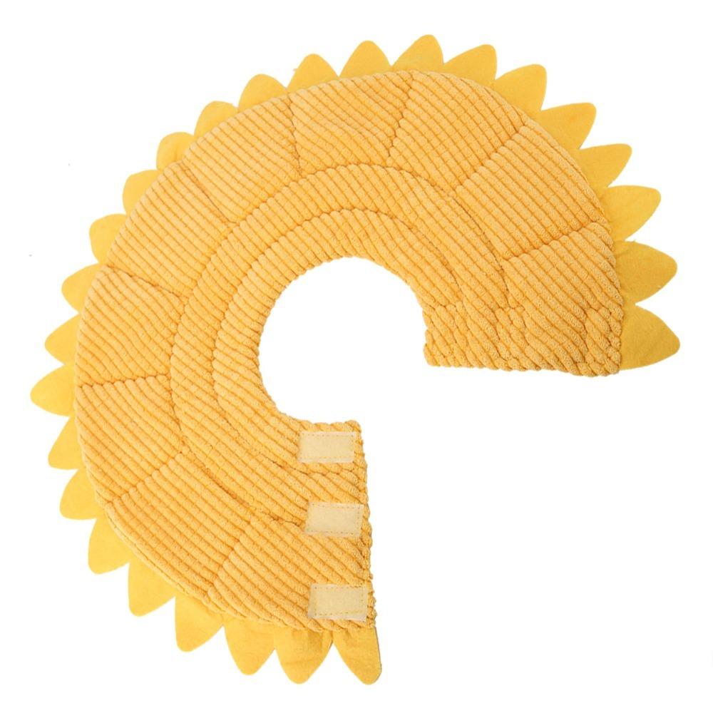 Soft Foam Sunflower Collar Sunflower Shaped Anti-Lick Neck Ring Dog Cone Collar  Skin Recovery Care