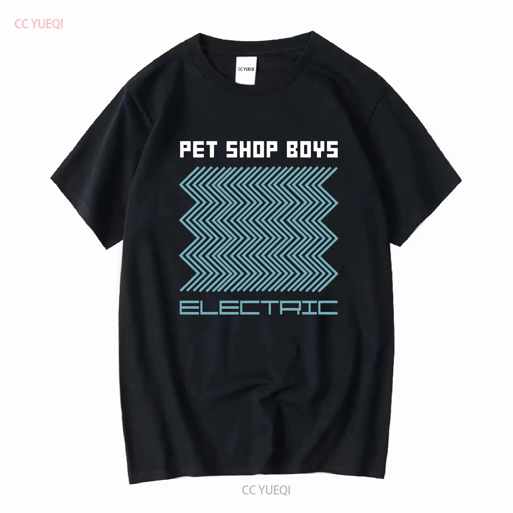 

Pet Shop Boys НОВА ЧОРНА ФУТБОЛКА Всі Розміри S 4XL FR241 вінтажна Прана вуличний одяг Злегка графічний Верх для повсякденного носіння XL