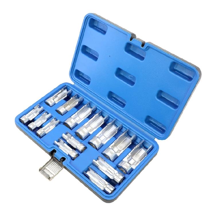 

Universal Size 8mm to 22mm Automotive Repair Socket for Oxygen Sensors and Fuels Line Disassembly with Antislip Handle 1