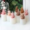 Festival Silicone Candle Mold Christmas Party Supplies Holiday Ornament Molds Suitable for Party and Home Decorations