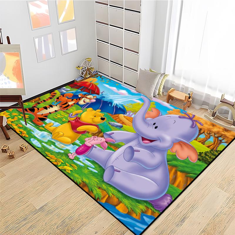 

15 Size Cartoon Winnie Pooh Tigger Carpet Rugs for Home Living Room Bedroom Sofa Doormat Decor,kids Area Rug Non-slip Floor Mat 40cm x 60cm