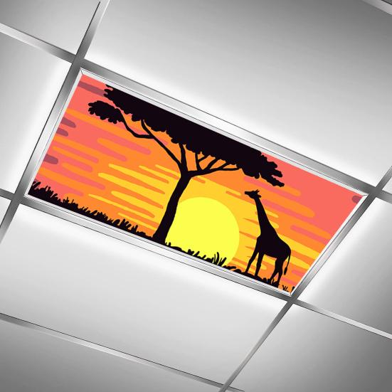 

Огнестойкий магнитный абажур, элегантный ландшафтный дизайн, декоративный абажур для расслабляющей атмосферы в помещении