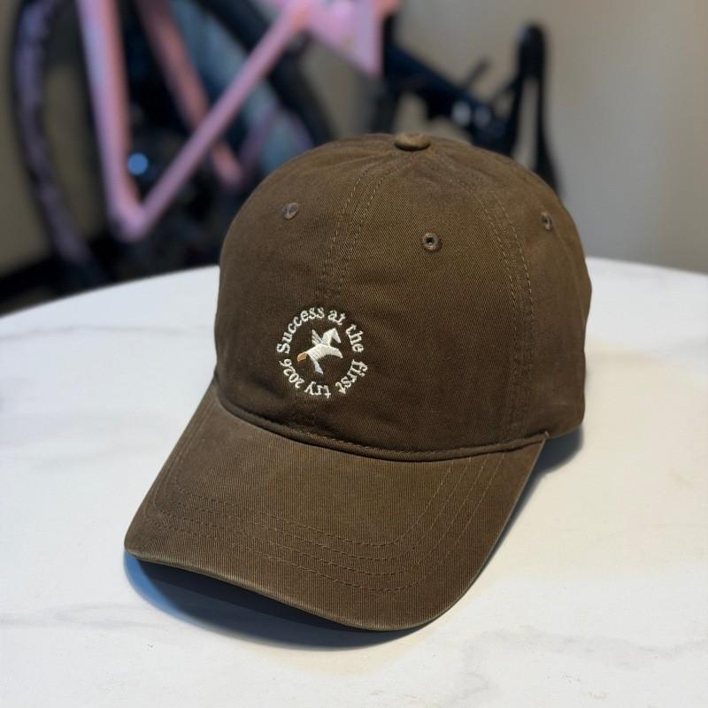 Cotton Embroidered Letter Baseball Cap For Casual Sports And Sun Protection