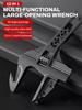 80mm Adjustable Bathroom Wrench Multifunctional Large Opening Pipe Wrench Nail Screwdrivers Adjustable Spanner Home Repair Tools