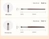 10-Piece Beginner Makeup Brush Set - Contour, Highlighter, Eyeshadow with Animal Hair