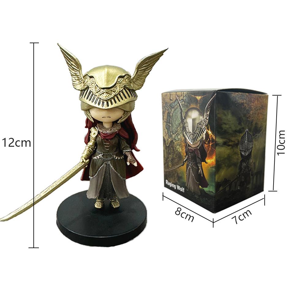 7-12cm Gaming Q Version Elden Ring Mini Ranni Cat Melina Malenia The Half-Wolf Action Figure Lani Magic Ornaments PVC Dolls