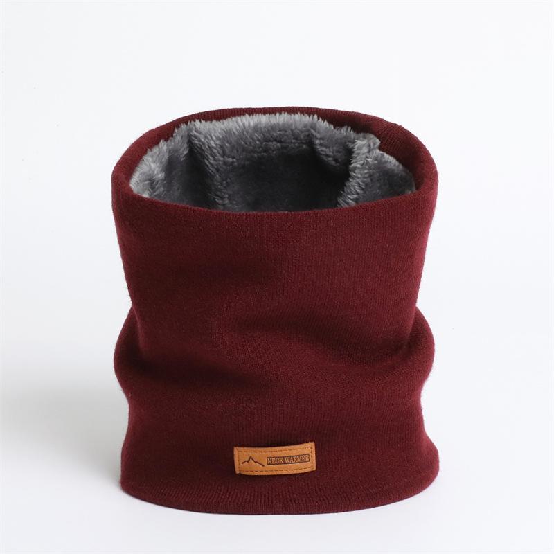 Fular Gros Tricotat Unisex: Toamnă/Iarnă Culoare Solidă, Căldură pentru Orice Vreme & Protecție pentru Gât