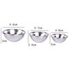 6Pcs/3 Set Diy Bath Aluminum Alloy Bath Bomb Mold Ball Shape Tools