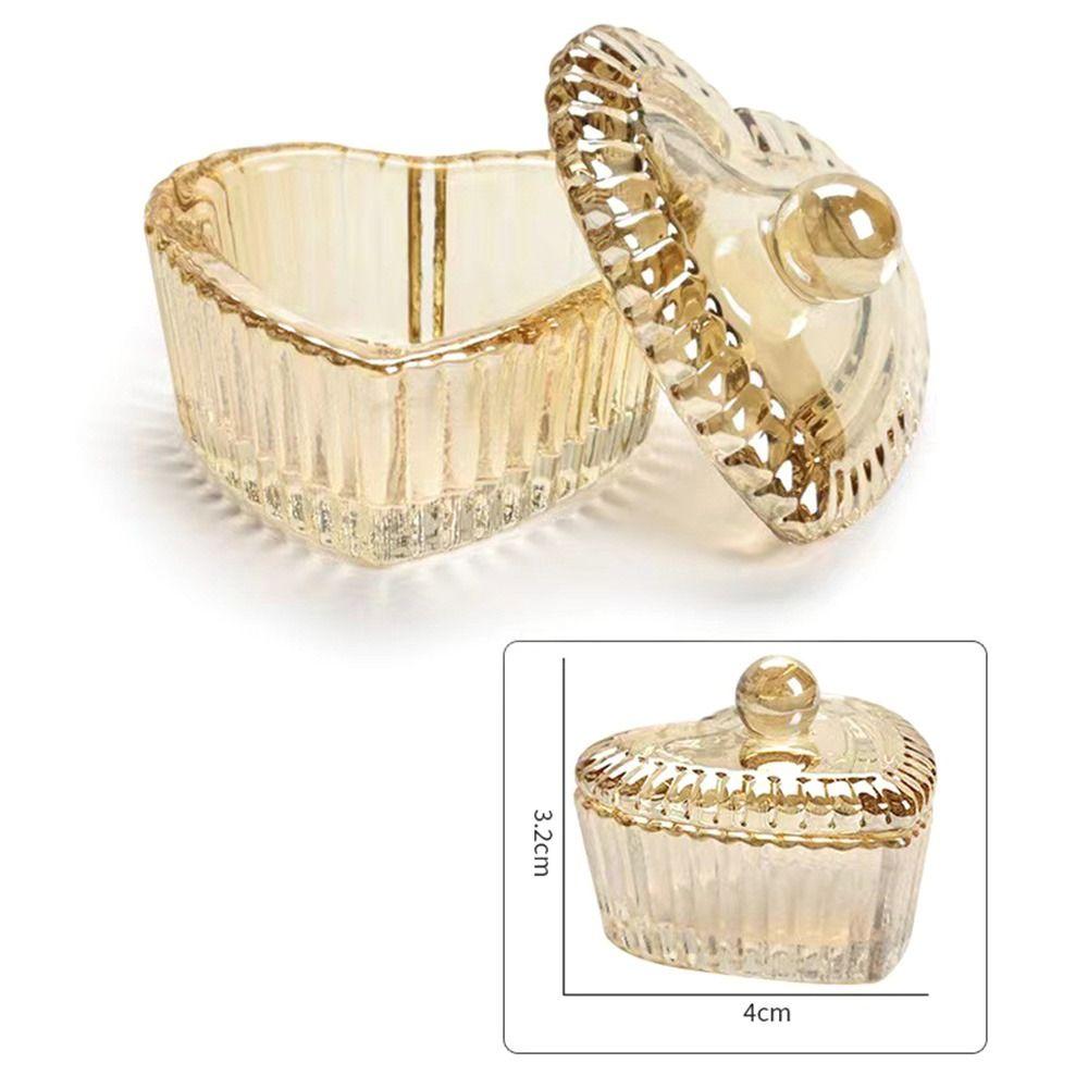 Crystal Glass Dappen Dish Acrylic Glass Cup w Cap Accessories Liquid Powder Glass