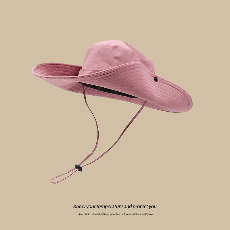 Versatile Western Fisherman Hat For Outdoor Activities With Wide Brim And Sun Protection