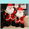 Super Large Santa Claus Plush Toy With White Beard Christmas Gift For Kids Stuffed Animal Grandfather Doll Characters)