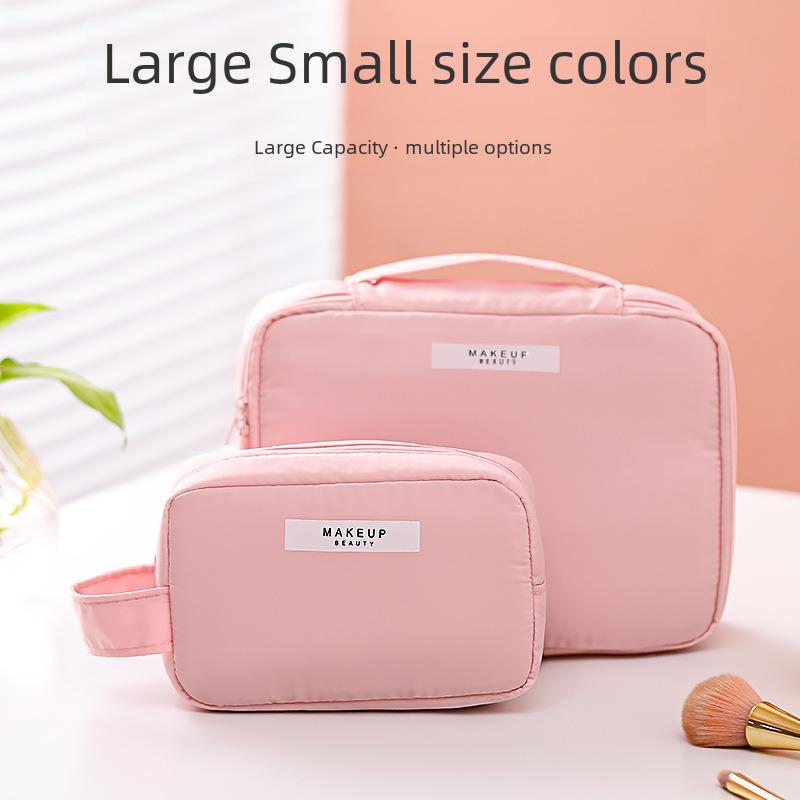 Korean Waterproof Travel Makeup Bag for Girls - Portable, Large Capacity Cosmetics Organizer