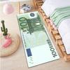 Covoraș cu Model Valutar - Design Euro Rublă Dreptunghiular Lung Decorațiune pentru Casă pentru Dormitor Decor Realist Antiderapant pentru Podea